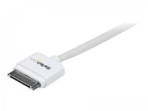 image of StarTech.com Long Apple 30-pin Dock to USB Cable iPhone iPod iPad