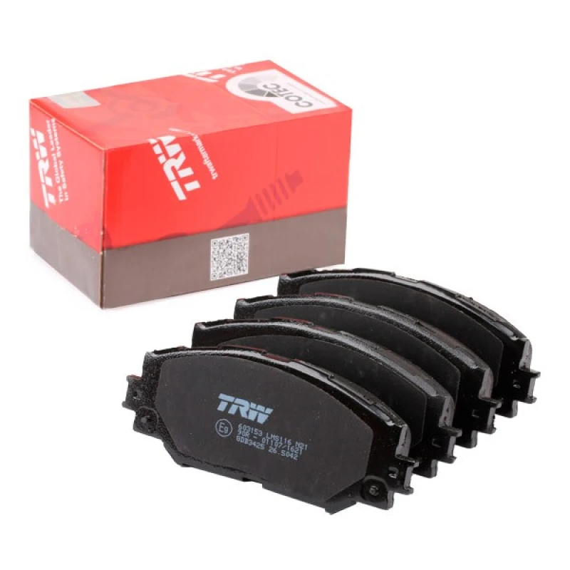 Image of TRW GDB3425 Brake pad set not prepared for wear warning indicator Brake Pad Set,disc brake (402)