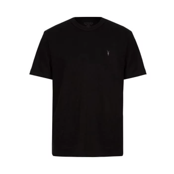 Image of AllSaints Dexter Crew T-Shirt - Jet Black