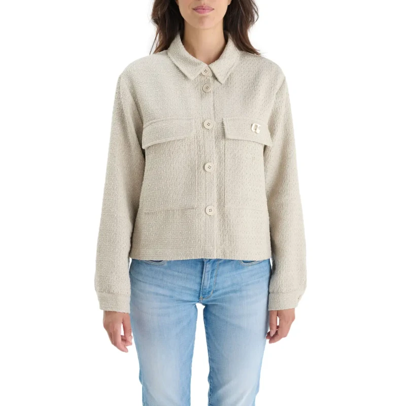 Image of Le Temps des cerises Womens jacket Le Temps des cerises Marley Beige Female L