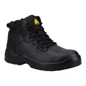 Image of Amblers Unisex Adult 258 Leather Safety Boots (10 UK) (Black)