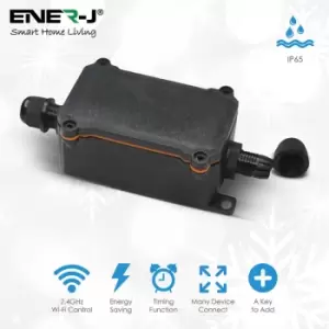Image of Smart WiFi Outdoor Inline Relay Switch, Heavy Duty Outlet Compatible with Amazon Alexa, Google Assistant