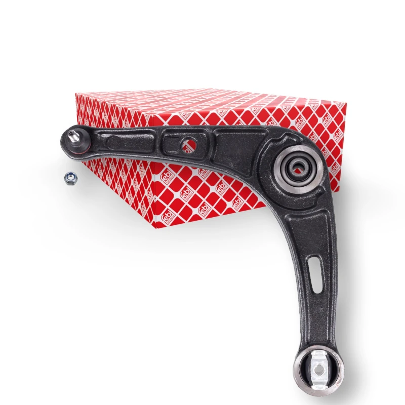 Image of FEBI BILSTEIN 10877 Suspension arm Control Arm, Cast Steel, Left, with lock nut Cast Steel Track Control Arm (273)