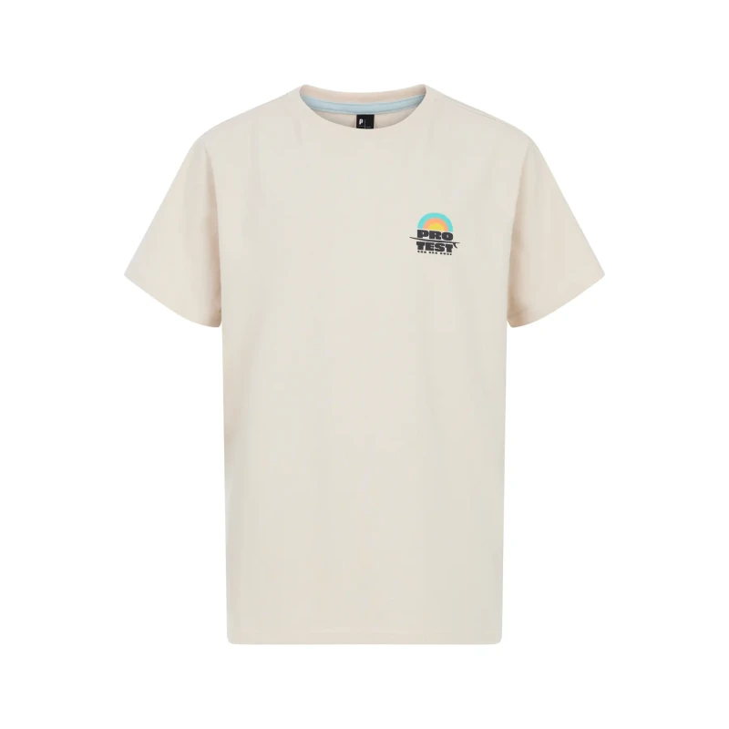 Image of Protest Kid's T-Shirt Protest Faros Beige Male 4 ans