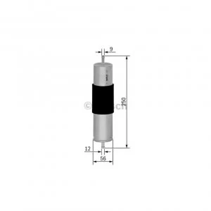 Image of Fuel filter Bosch F 026 402 066
