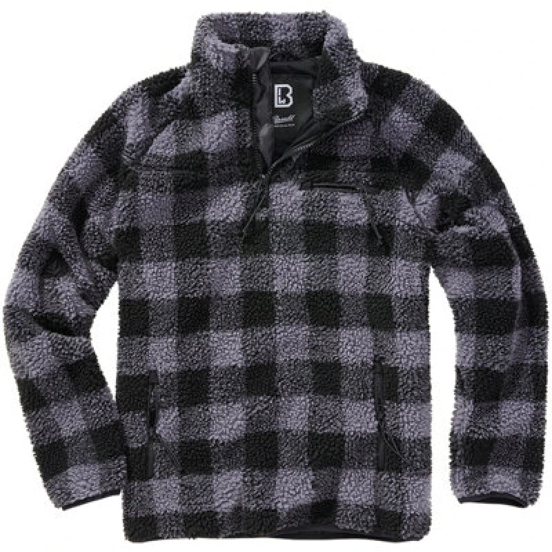 Image of Brandit Fleece Sweatshirt Sweatshirt Black grey S Men