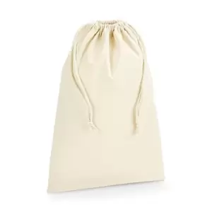 Image of Westford Mill Organic Premium Cotton Stuff Bag (S) (Natural)