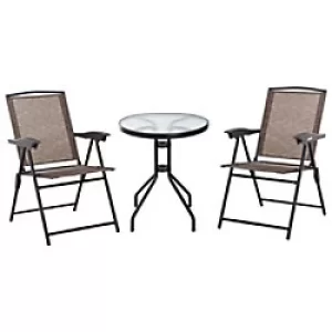 Image of Outsunny Garden Sofa Set 84B-225 Brown