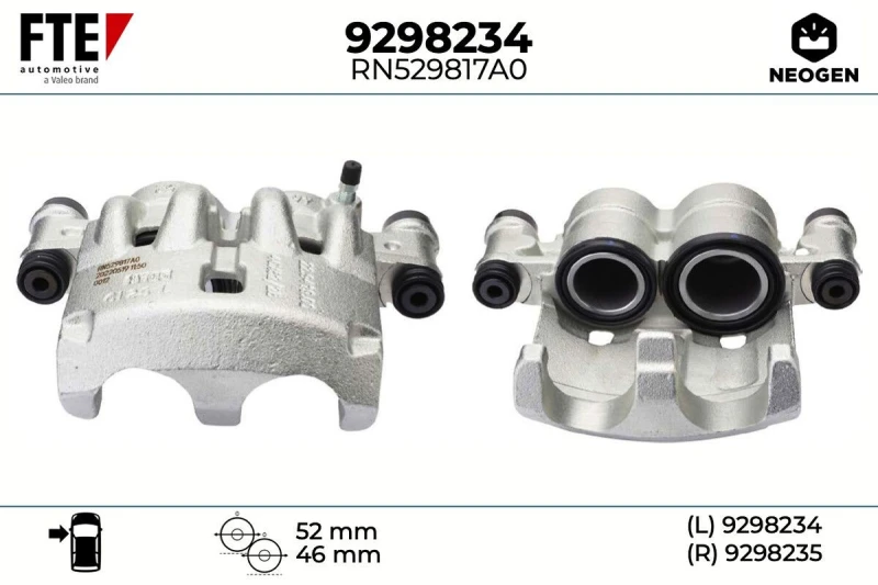 Image of Brake caliper FTE 9298234