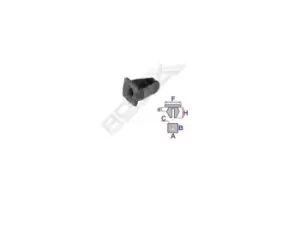 Image of ROMIX Clip C60692 BMW,3 Limousine (E90),5 Limousine (E60),5 Limousine (E39),5 Limousine (F10),5 Touring (E39),X5 (E70),3 Limousine (E36)