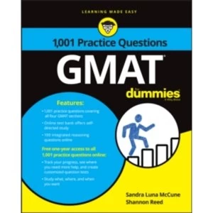 image of 1,001 GMAT Practice Questions For Dummies