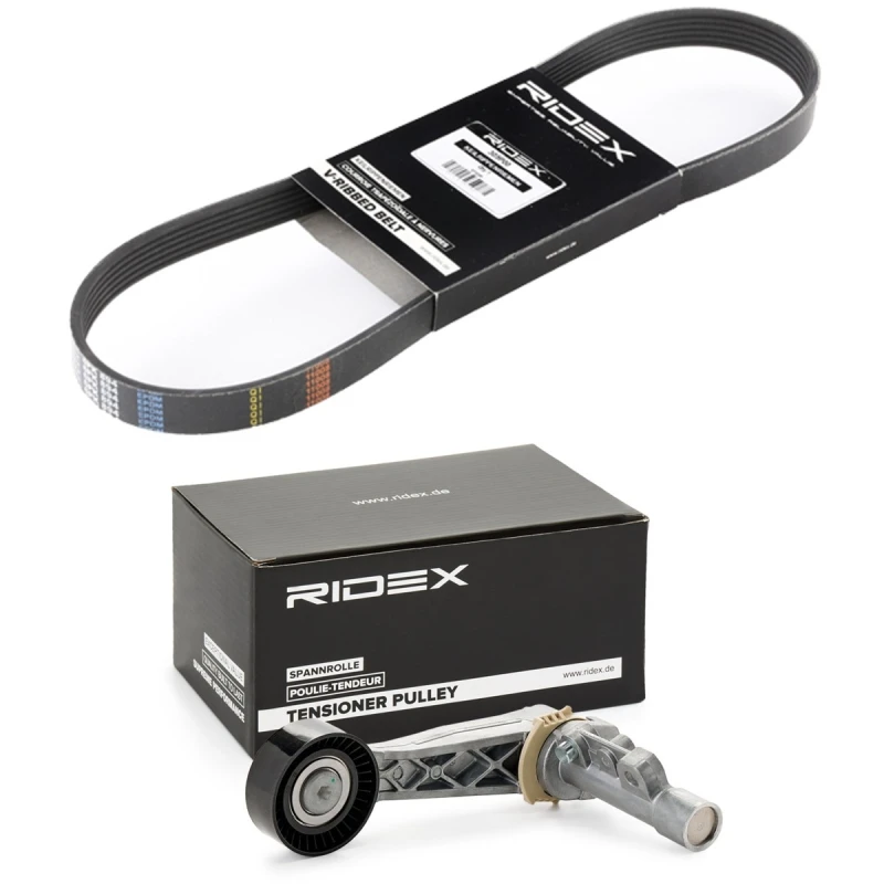 Image of RIDEX 542R0510 V-ribbed belt set V-Ribbed Belt Set (542)