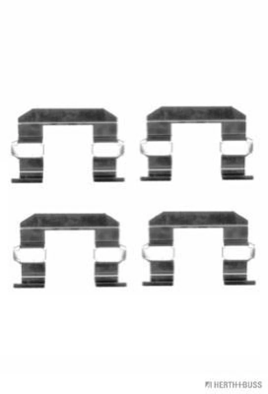 Image of Brake pad fitting kit HERTH+BUSS JAKOPARTS J3660504