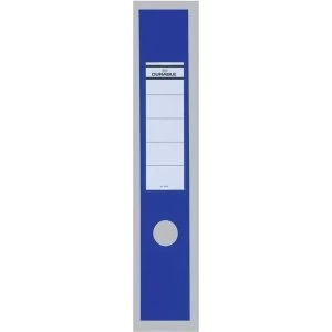 Image of Durable ORDOFIX Self Adhesive PVC Spine Labels Blue for Lever Arch File Pack of 10 Spine Labels