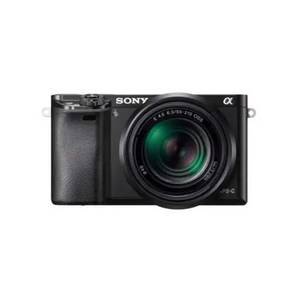 Image of Sony A6000 Compact System Camera With 16-50Mm Lens And 55-210Mm Lens Bundle - Black