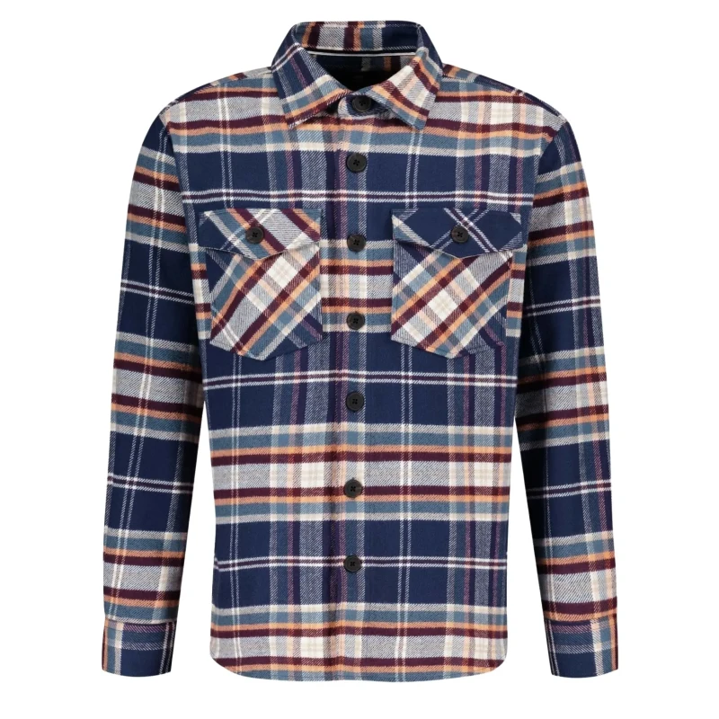 Image of Faguo Cotton overshirt Faguo Flavigny Bleu Male S