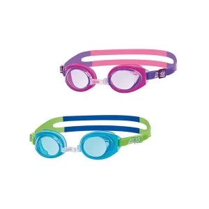 Image of Zoggs Kids Little Ripper Goggles Aqua/Green/Tint Kids