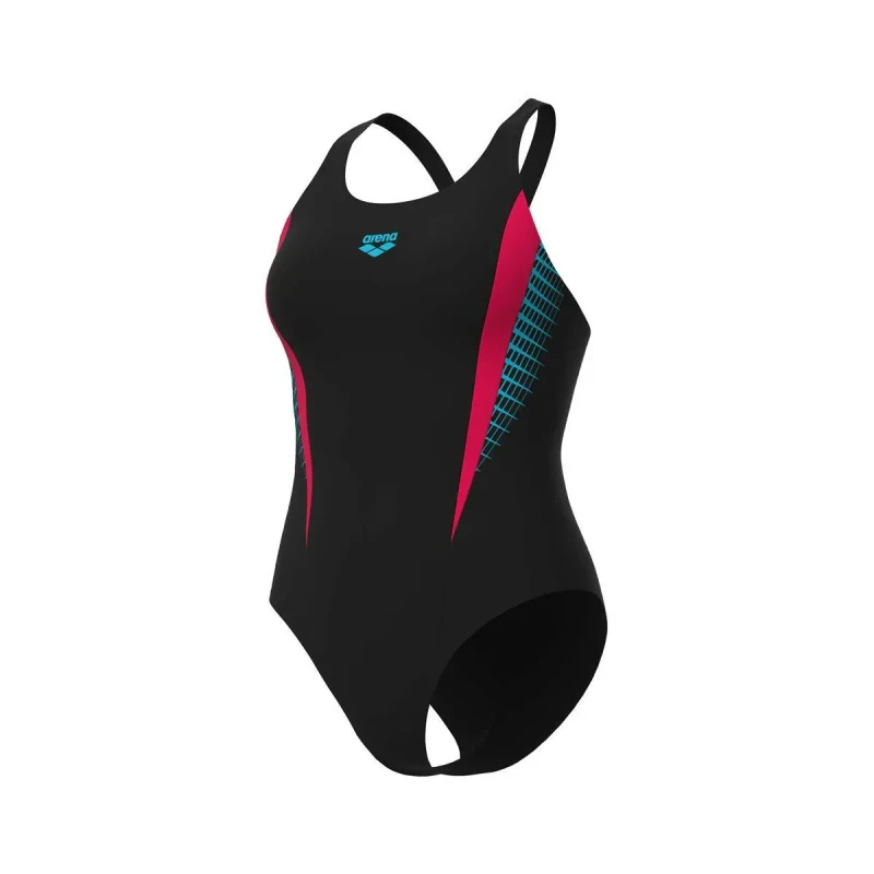 Image of Womens 1 Piece swimsuit Arena Threefold V Noir Female 42
