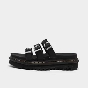 Image of Womens Blaire Leather Slide Sandals