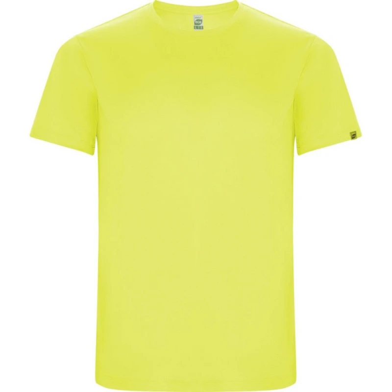 Image of ROLY ROLY Men Imola Short-Sleeved Sports T-Shirt in Bright Yellow Size: Small Bright Yellow S Male 5063527675422