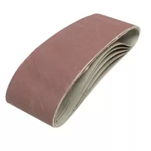 Image of Silverline Sanding Belts 75 x 533mm 5pk 40 Grit 391857
