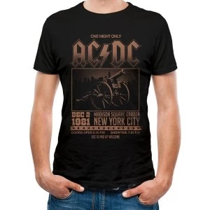 Image of Ac/Dc - Madison Sq Garden Mens Large T-Shirt - Black