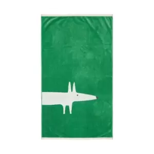 Image of Scion Mr Fox Bath Sheet, Mint Leaf