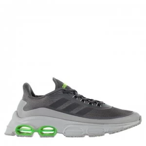 Image of adidas Quadcube Mens Trainers - DkGrey/Green