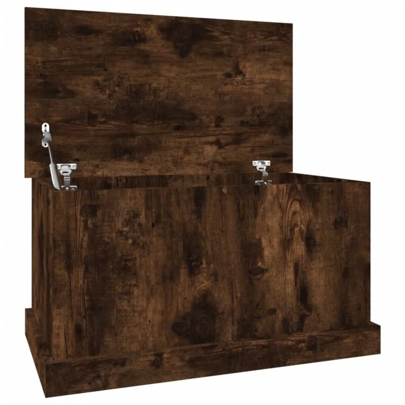 Image of VIDAXL Vidaxl - Storage Box Smoked Oak 70x40x38cm Engineered Wood 8720845793999