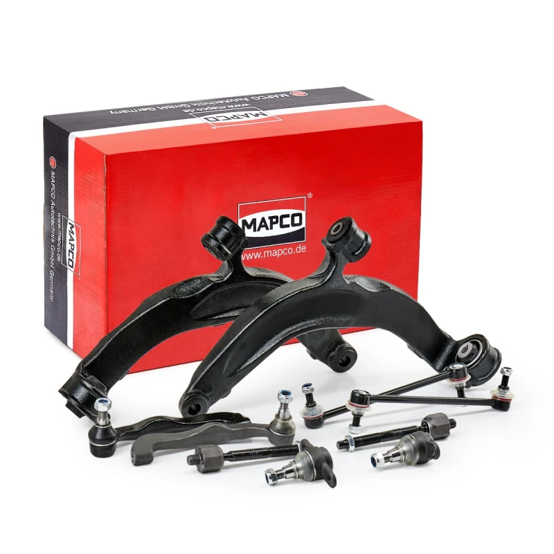 Image of MAPCO 53731 Link Set, wheel suspension with coupling rod, Front Axle Right Link Set,wheel suspension (2905)