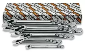 Image of Beta Tools 42LMP 18pc Open/Offset Long Series Combination Spanner Set| 000420552