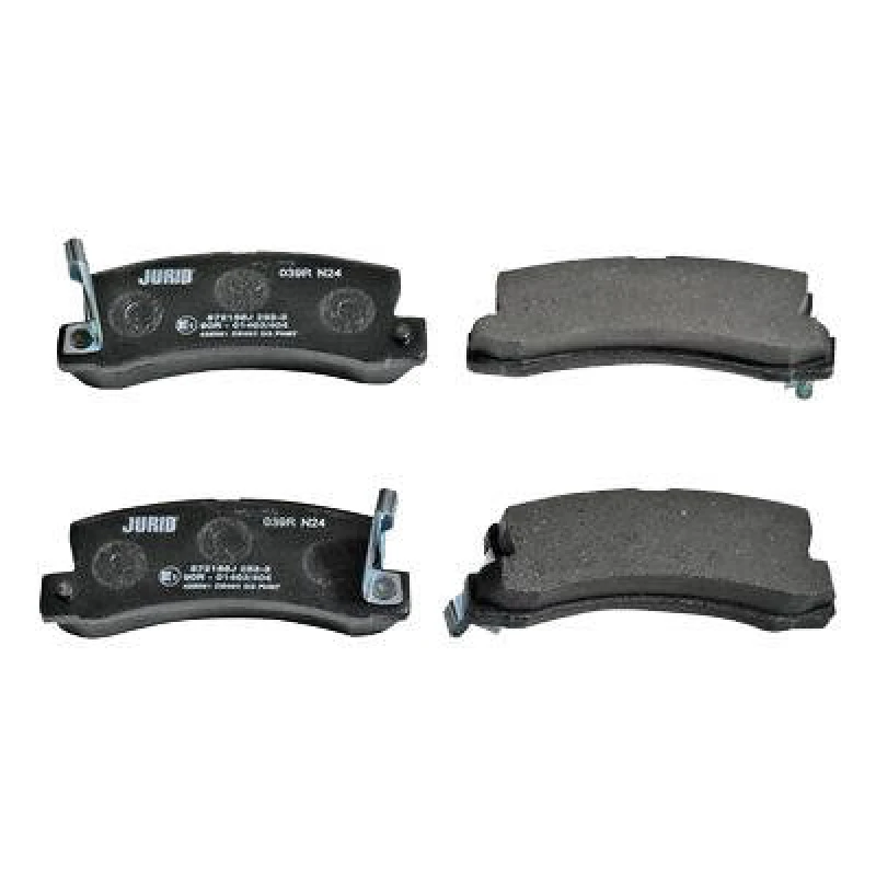 Image of JURID 572188J Brake pad set with acoustic wear warning, without accessories Brake Pad Set,disc brake (402)