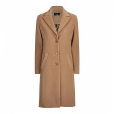 Image of James Lakeland Camel 1 Button Coat - 8