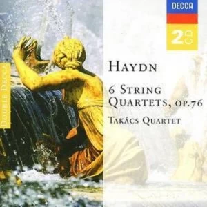 Image of 6 String Quartets Op76 Takacs Quartet by Joseph Haydn CD Album