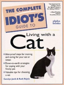 Image of The Complete Idiots Guide to Living with a Cat by Ruth Rejnis Paperback