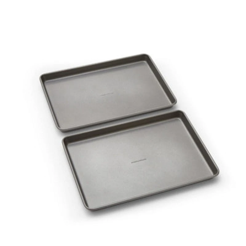 Image of Morphy Richards 13"x9" Oven Tray Set in Grey Grey One Size Unisex 5056765489975
