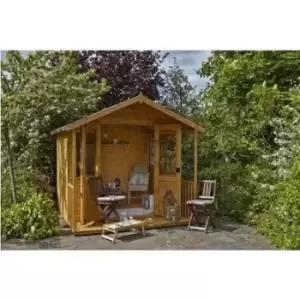 image of Forest 8 x 8ft Wooden Summerhouse - Installed