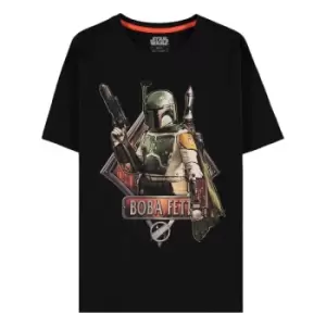 Image of Star Wars: The Book of Boba Fett T-Shirt Bounty Hunter Size L