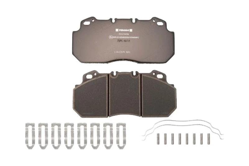 Image of FERODO FCV1047B Brake pad set prepared for wear warning indicator, with accessories Brake Pad Set,disc brake (402)