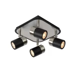 image of Lennert Modern Ceiling Spotlight - LED Dim. - GU10 - 4x5W 3000K - Black