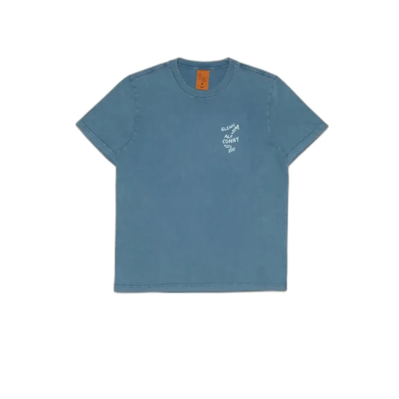 Image of Nudie Jeans T-Shirt Nudie Jeans Roy OG Line-Up Bleu Male L