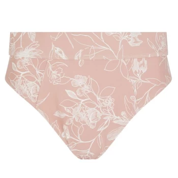 image of Firetrap V Bikini Bottoms Ladies - Blush L Flwr Pr