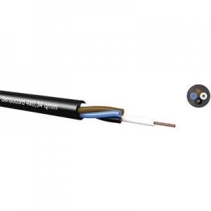Image of Sensor lead Sensocord 3 x 0.25mm Black Kabeltronik