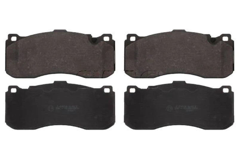 Image of SWAG 20 91 6757 Brake pad set Front Axle, prepared for wear warning indicator Brake Pad Set,disc brake (402)