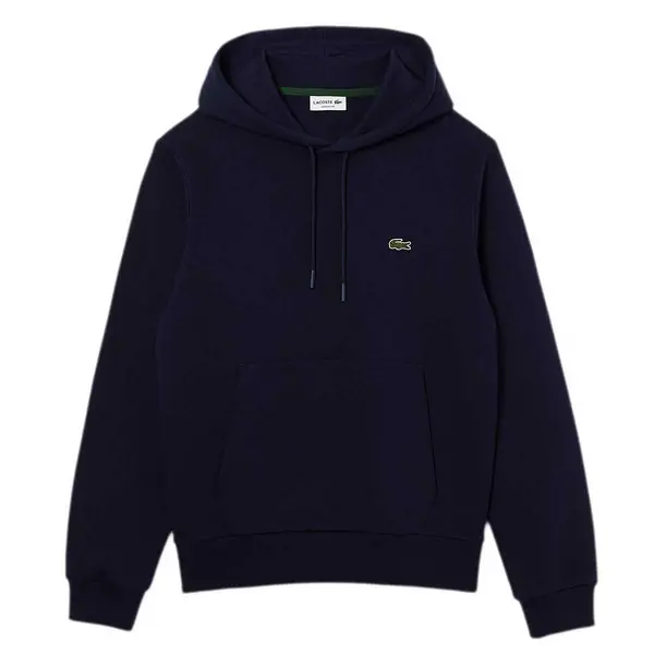 image of Lacoste Classic Small Croc Hoody, Marine Blue