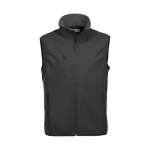 Image of Clique Mens Basic Softshell Gilet (4XL) (Black)