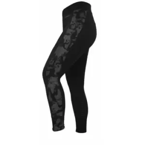 image of Whitaker - Womens/Ladies Sydney Reflective Horse Riding Tights (xl) (Black) - Black