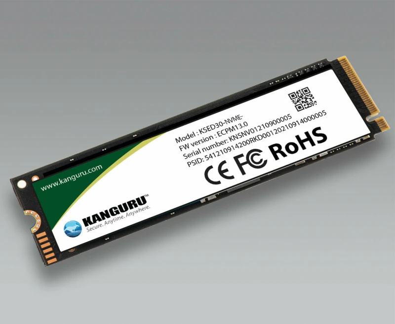 Image of iStorage iStorage Kanguru Defender SED30 M.2 NVMe 1TB Internal Self-Encrypting Solid State Drive| Internal NVMe PCIe M.2, 2280 NVMe Gen 4 x 4 AES-X