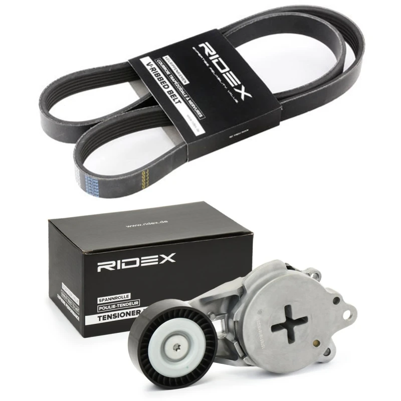 Image of RIDEX 542R0581 V-ribbed belt set V-Ribbed Belt Set (542)