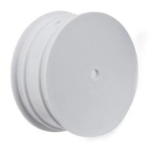 image of ASSOCIATED BUGGY WHEEL 12MM HEX 2.2" 4WD FRONT White B64/B74